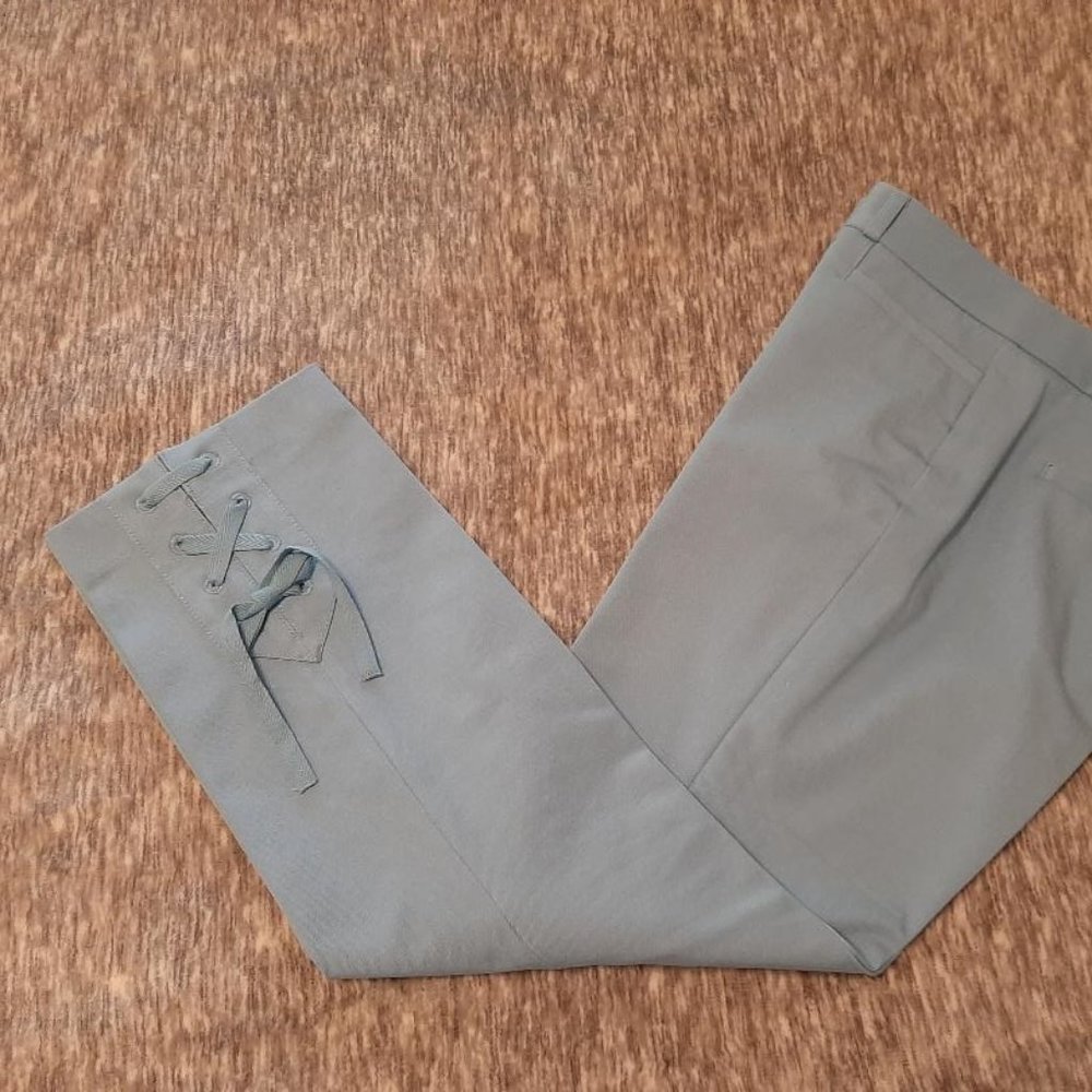EUC Light blue Sloan ankle tie pant size 10